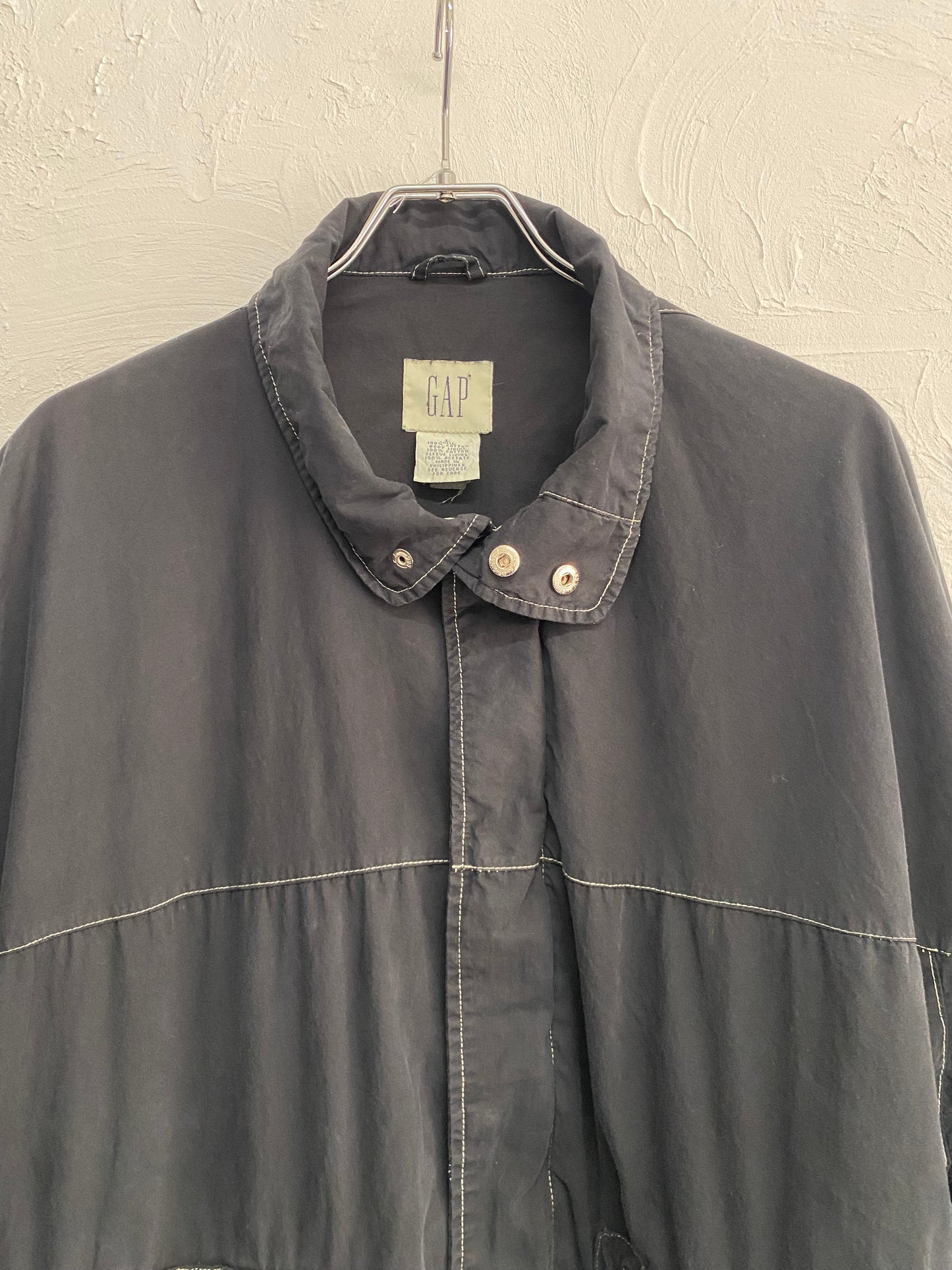 GAP stitch stand collar blouson