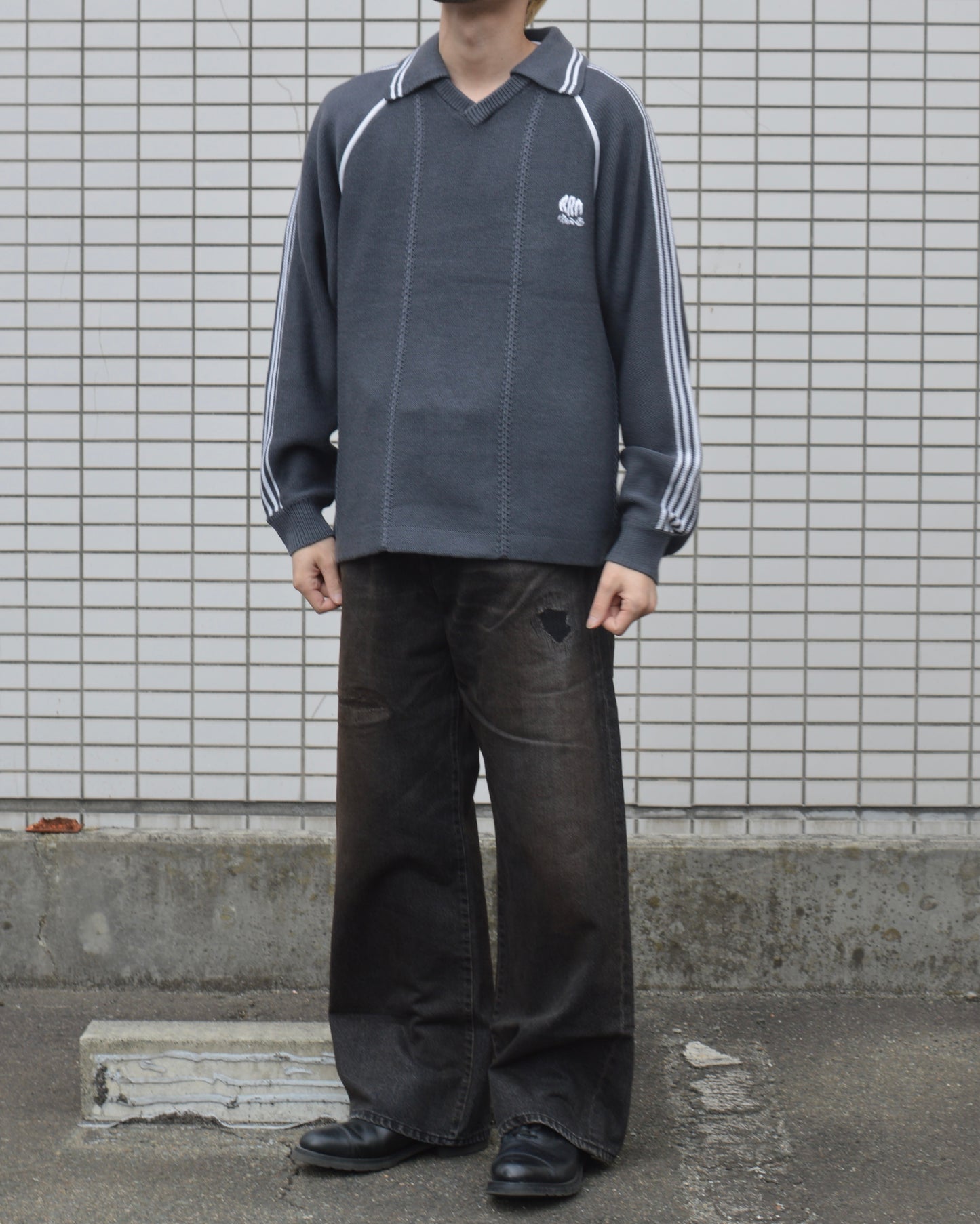 RICE NINE TEN / KNITTING GAME SHIRT