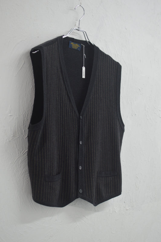 Brooks Brothers merino wool stripe vest