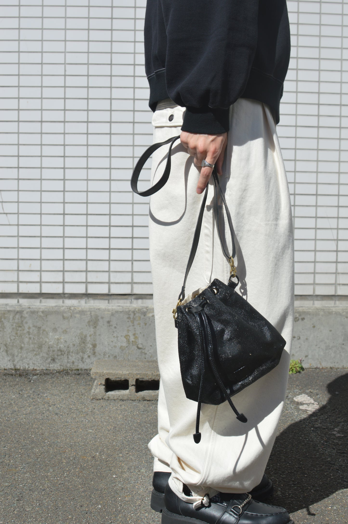refomed “KINCHAKU” SASHIKO BAG
