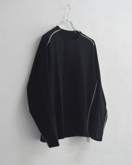 OPPOSE DUALITY Long Sleeve T-shirts Thermal Hi-Vis BLACK