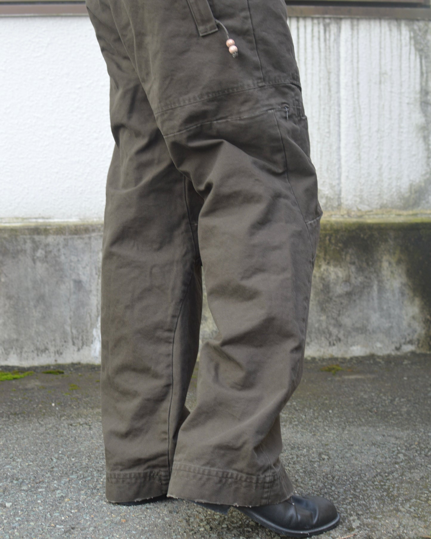 JIAN YE TAO  PANTS DARK OLIVE