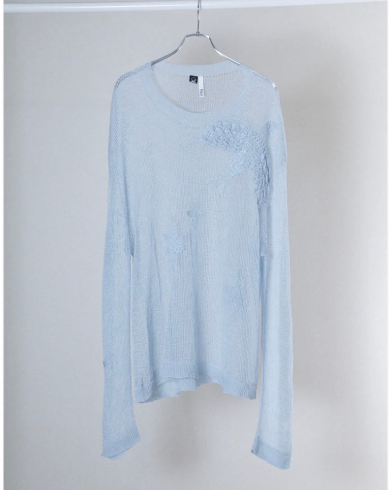 fluss bird mesh knit sky