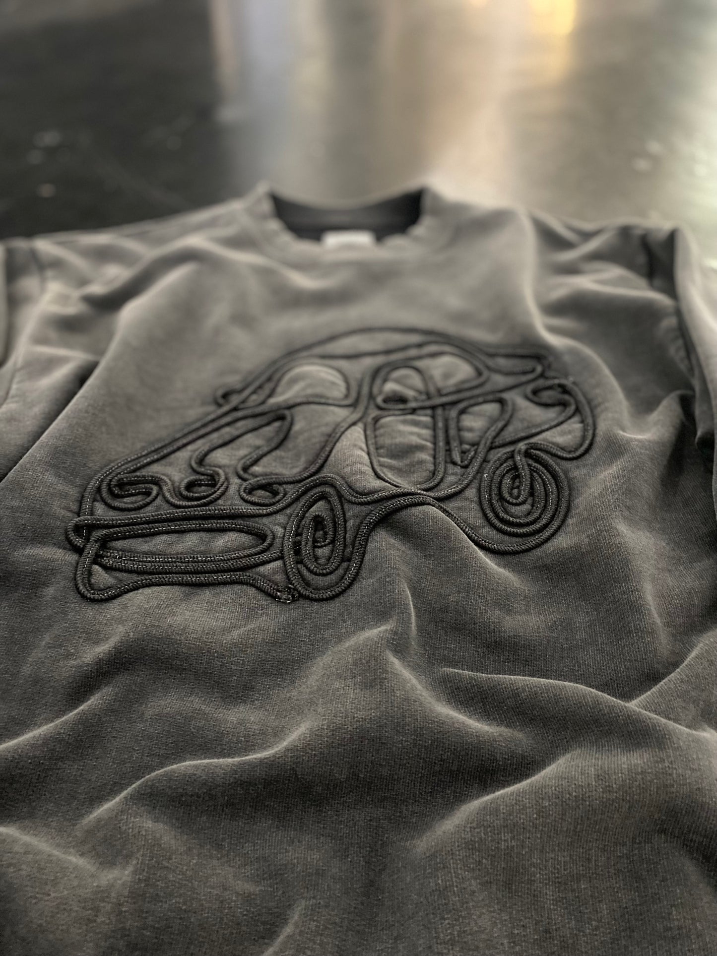 fluss / old car sweat shirts (grey)