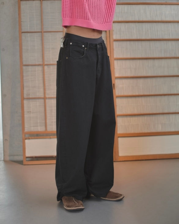 refomed FRESH MAN DENIM WIDE PANTS "OW"