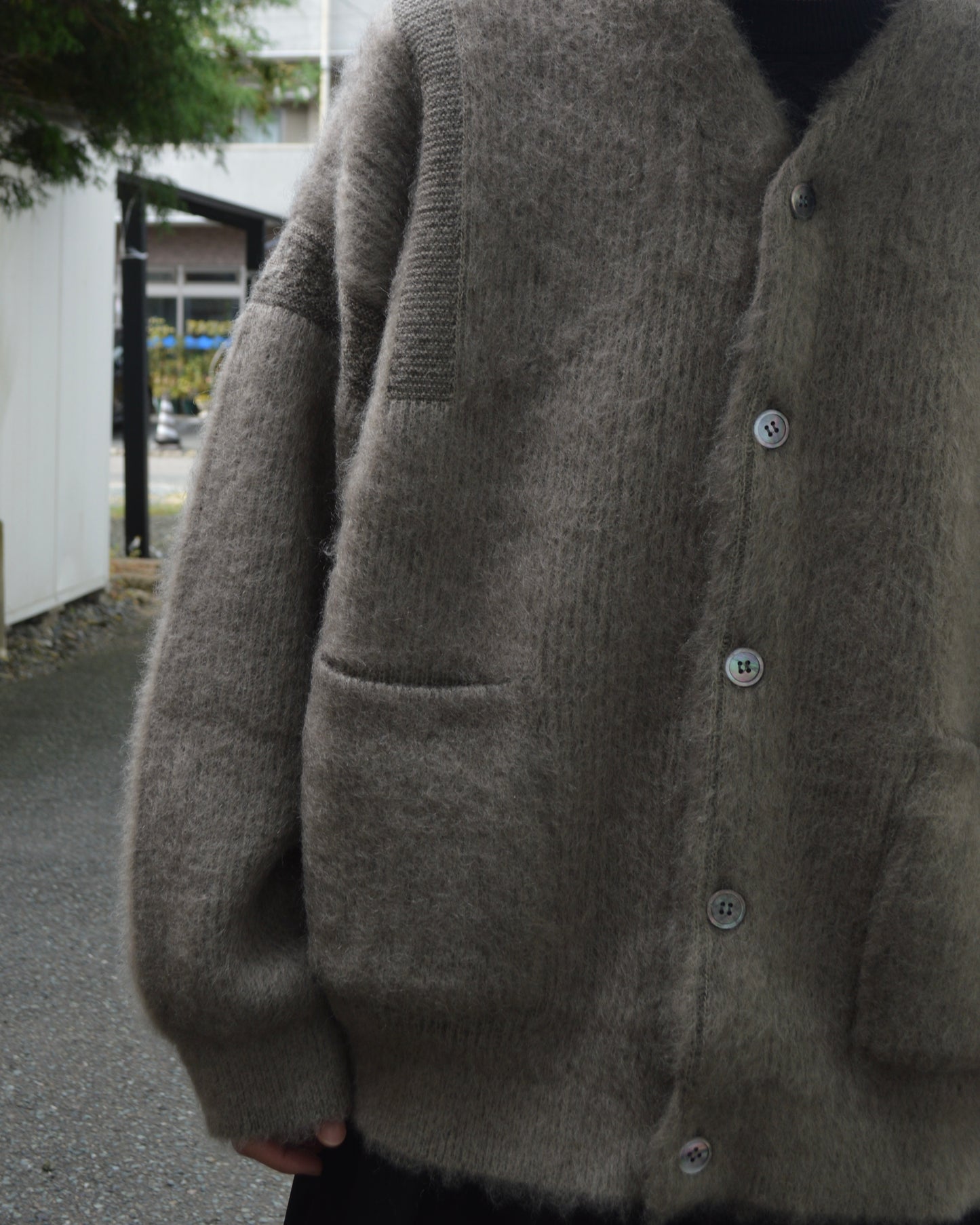 Akane mohair Cardigan BEIGE