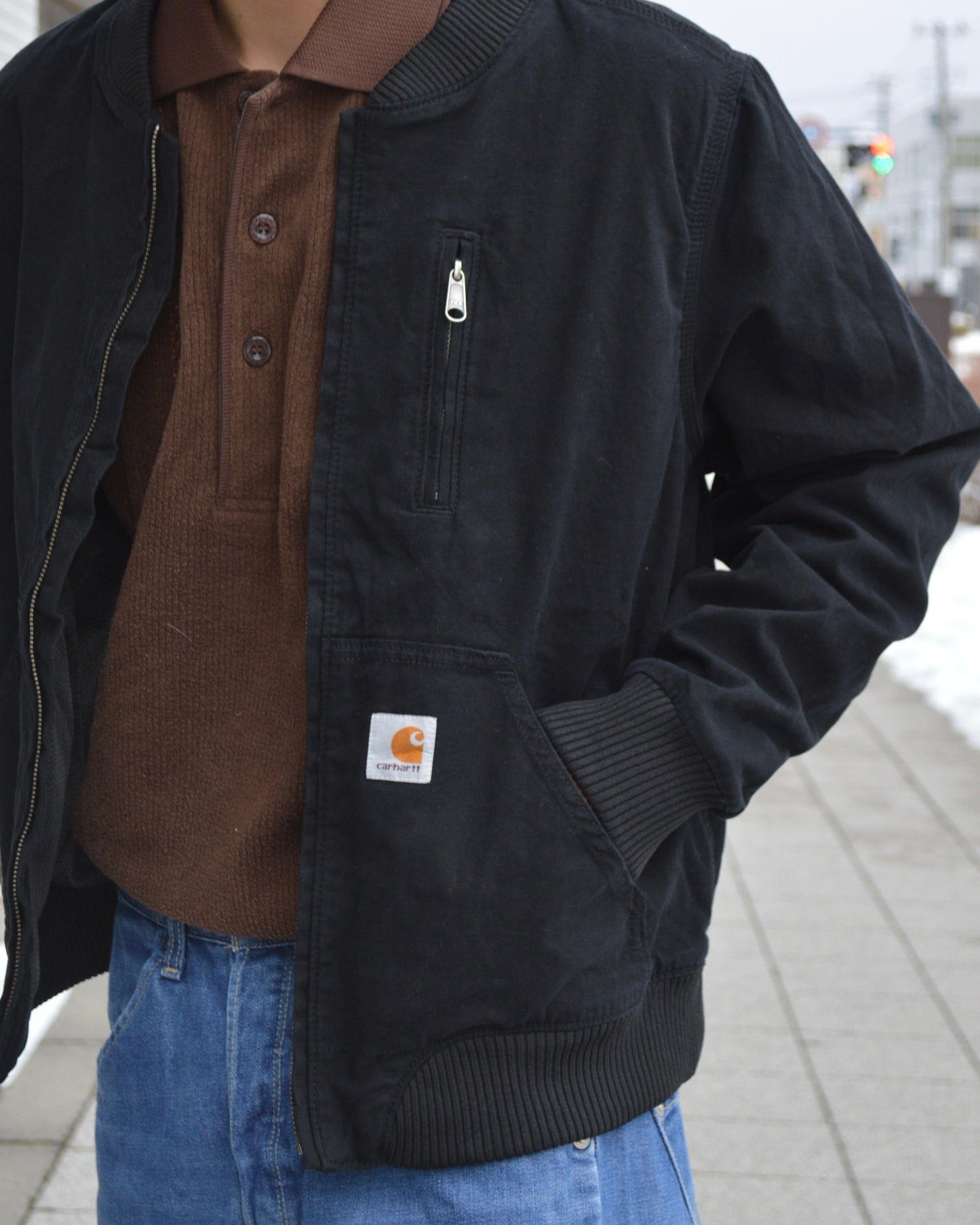 carhartt duck flight jacket