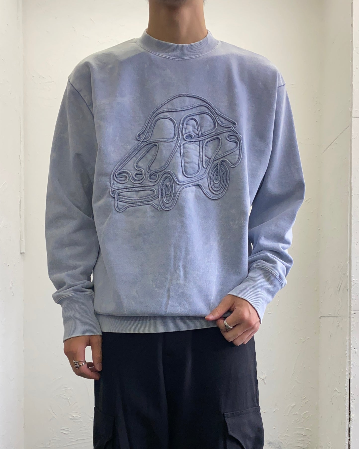 fluss / old car sweat shirts (purple)