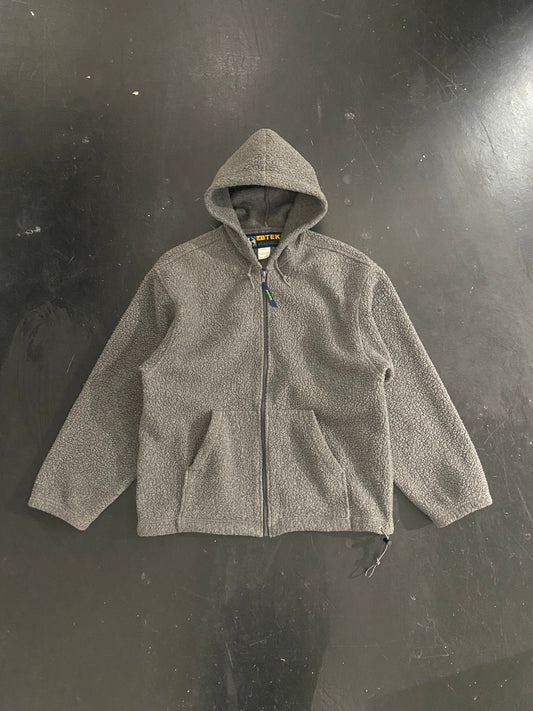 90s ЕВТЕК by Eddie Bauer boa fleece zip hoodie