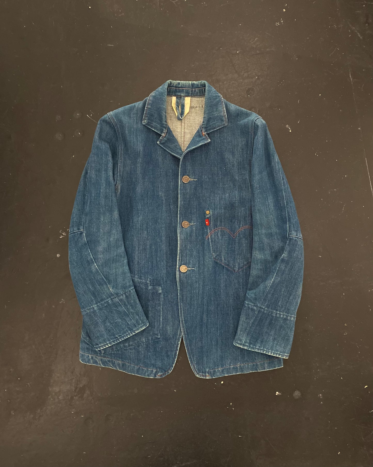 00s Levi's Red 1st denim tailored jacket