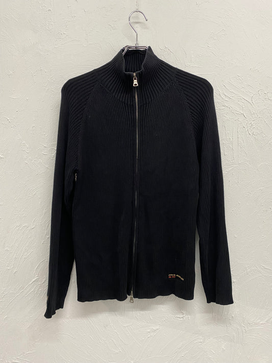 Polo Jeans Co. double zip drivers knit