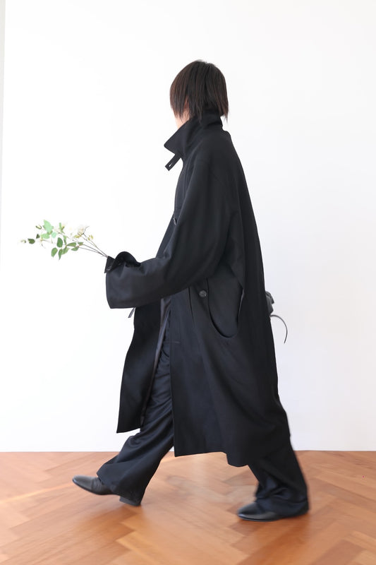 side.service Tear Long Coat
