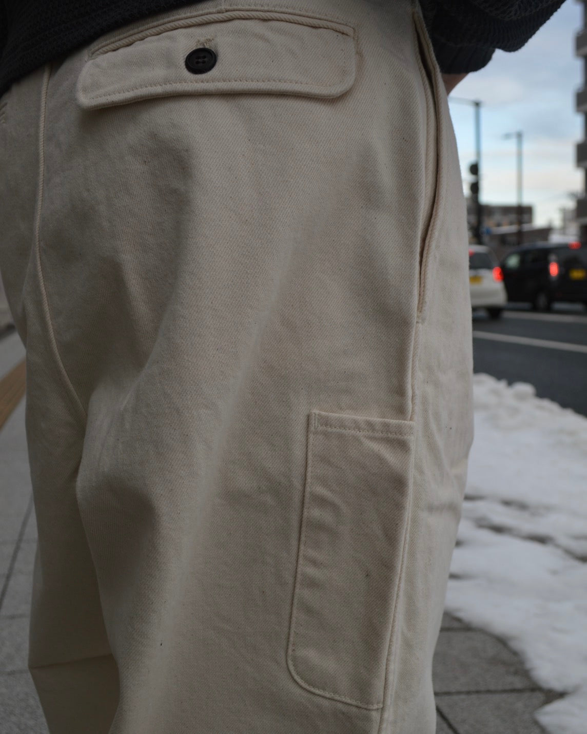 refomed KATSURAGI DENIM KNICKERBOCKERS