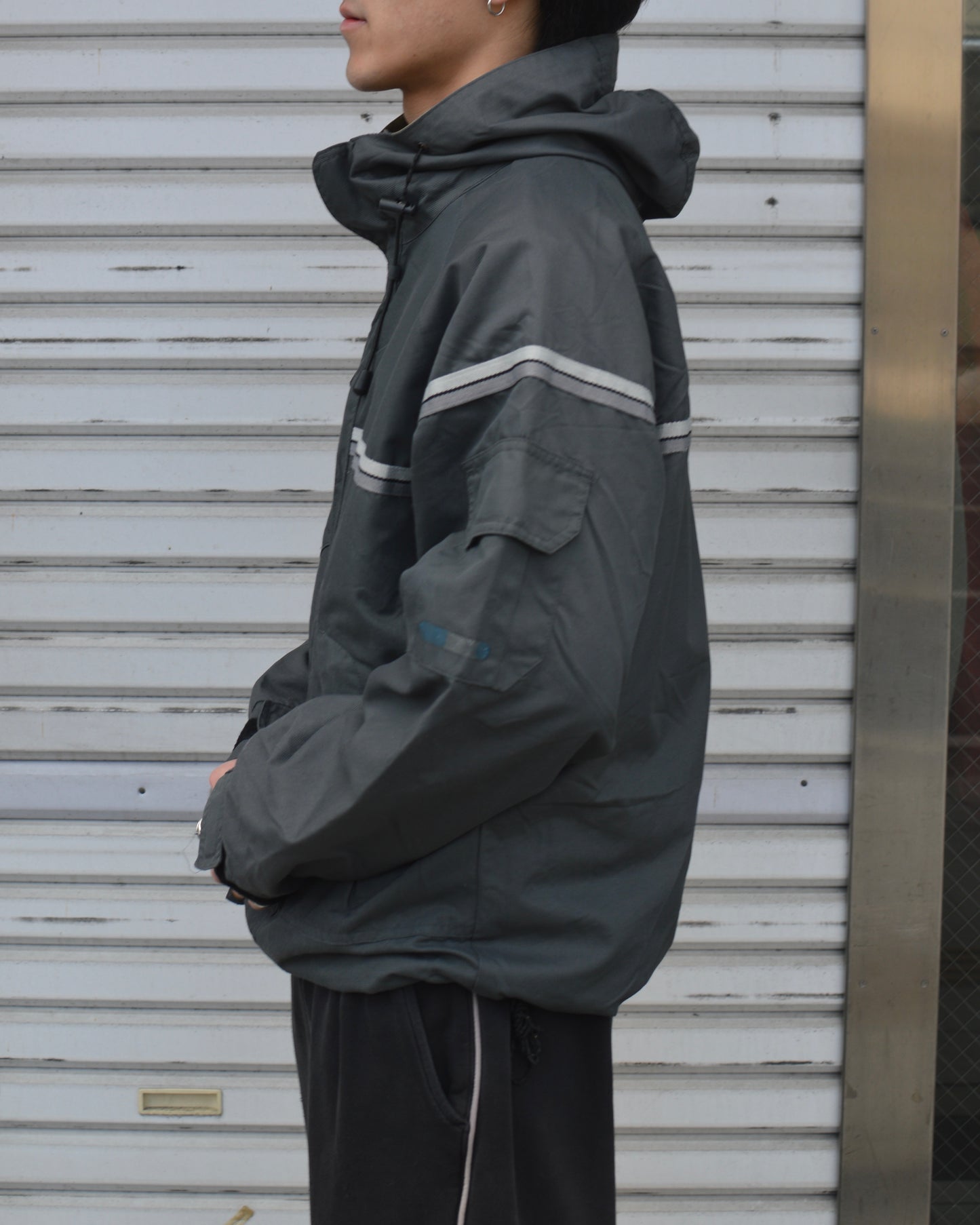 nylon weather parka