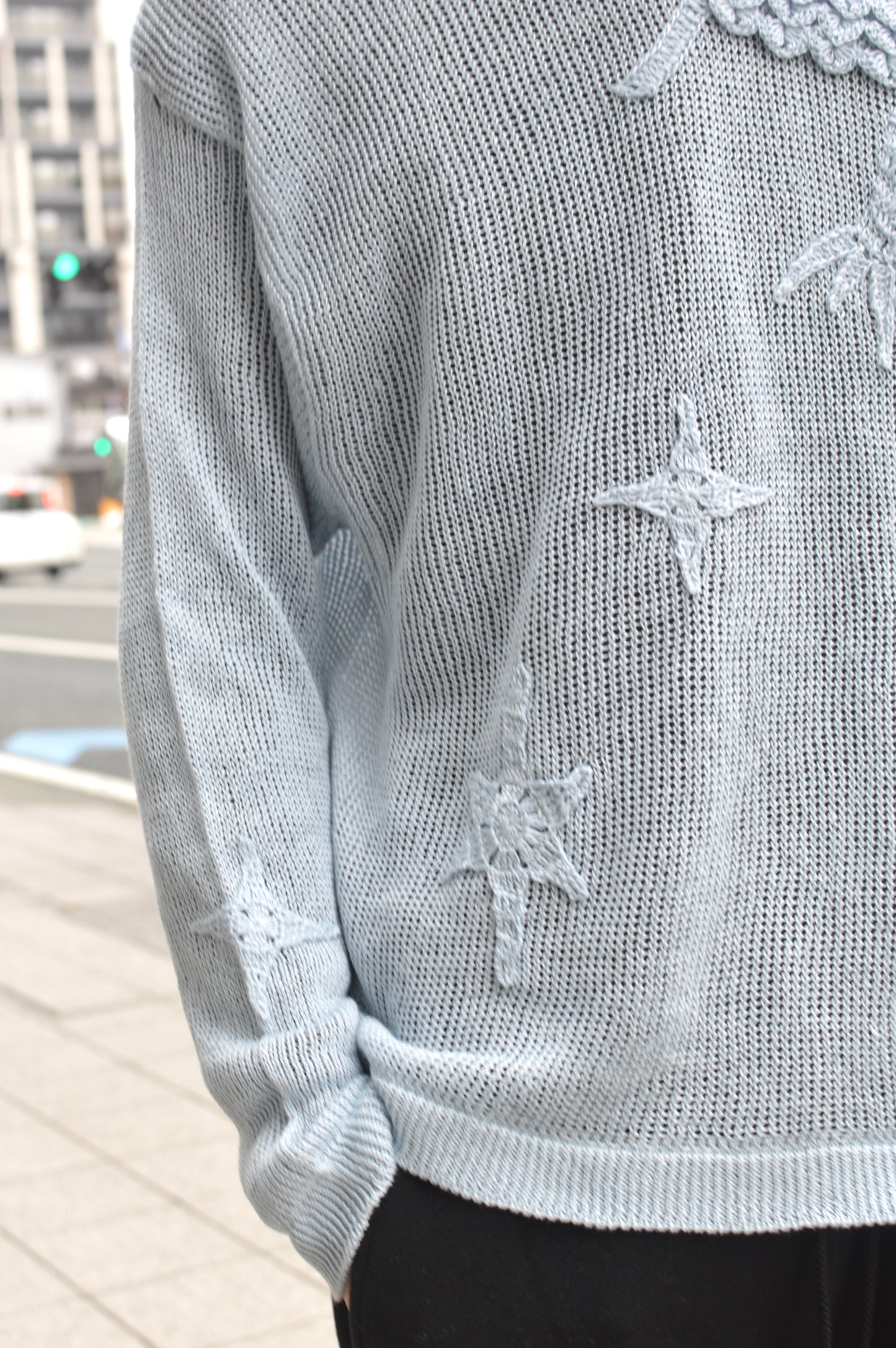 fluss bird mesh knit sky