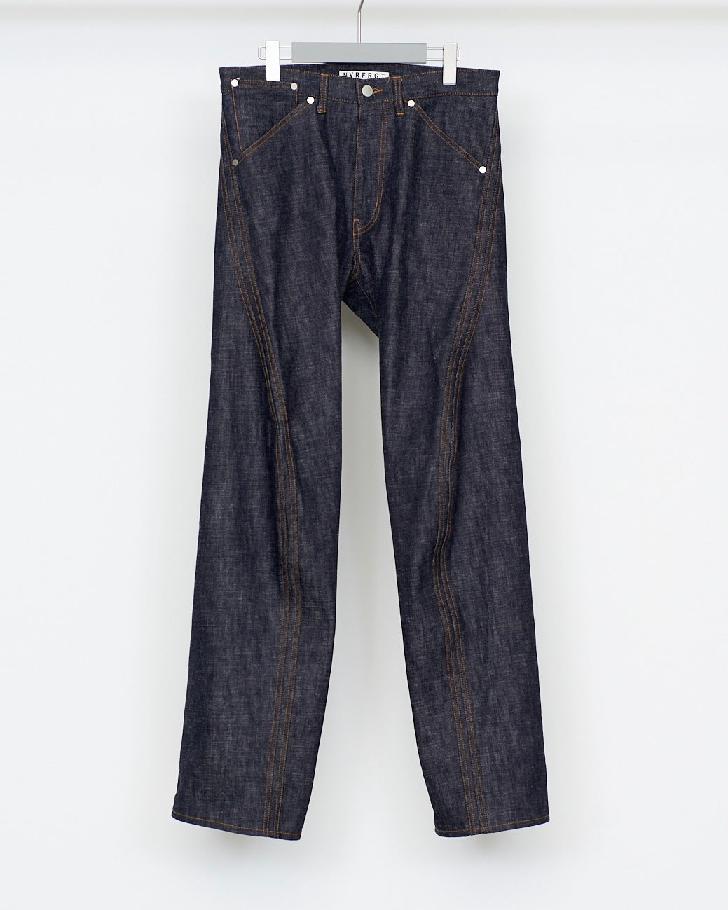 NVRFRGT 3D TWISTED JEANS  RAW INDIGO