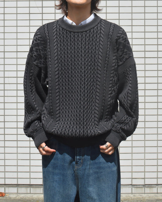YASHIKI Fubuki Knit BLACK