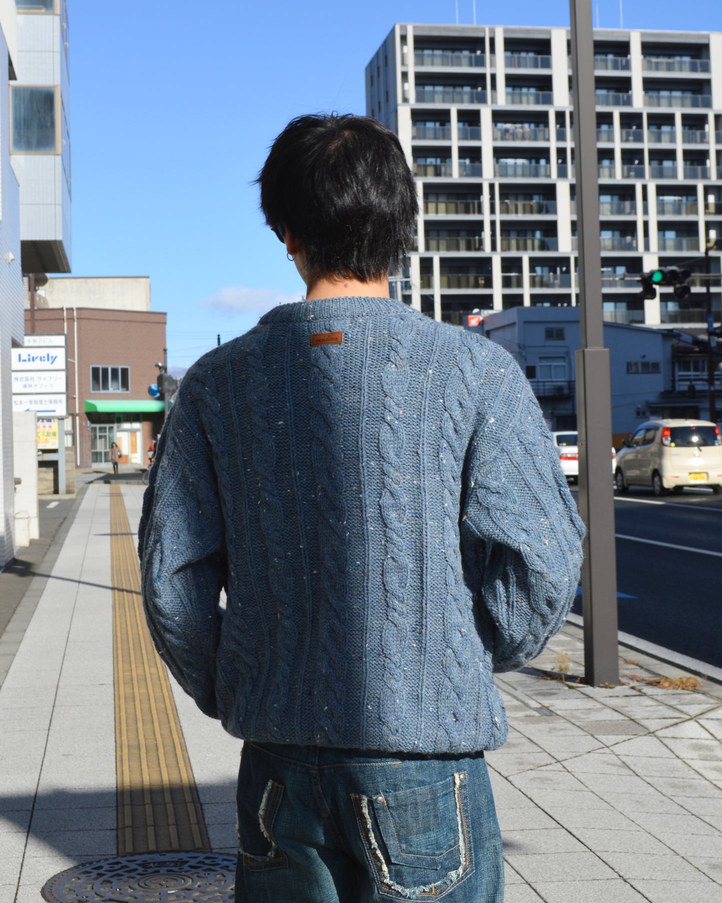 wool cable Knit