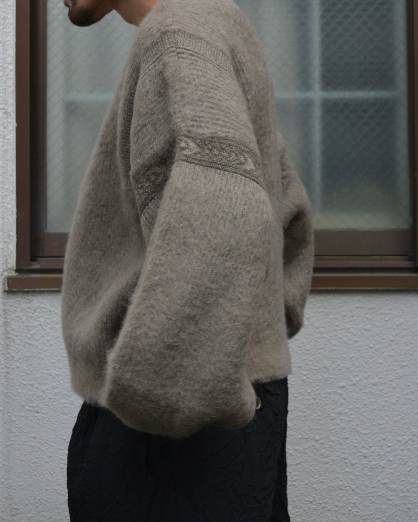 Akane mohair Knit BEIGE