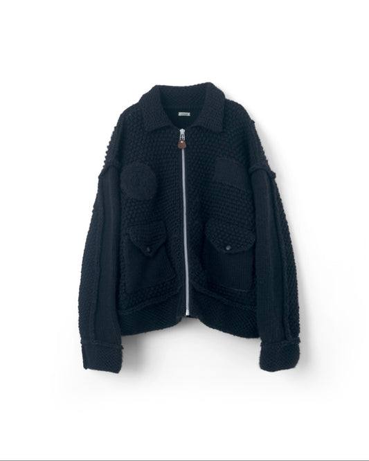 refomed GRANNY KNIT JACKET