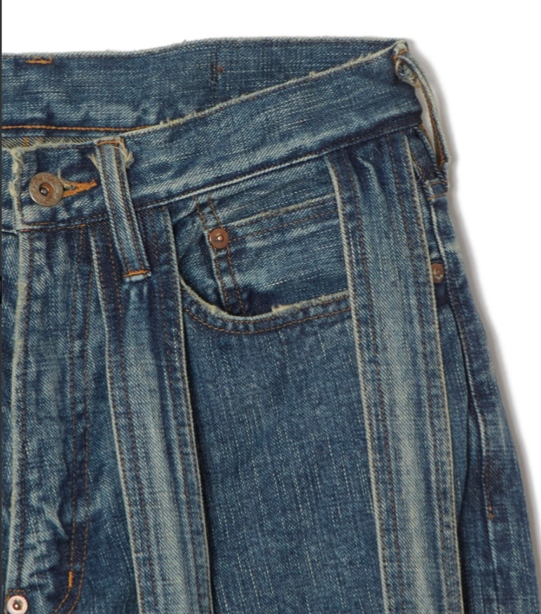 SUGARHILL CAGED DENIM PANTS INDIGO