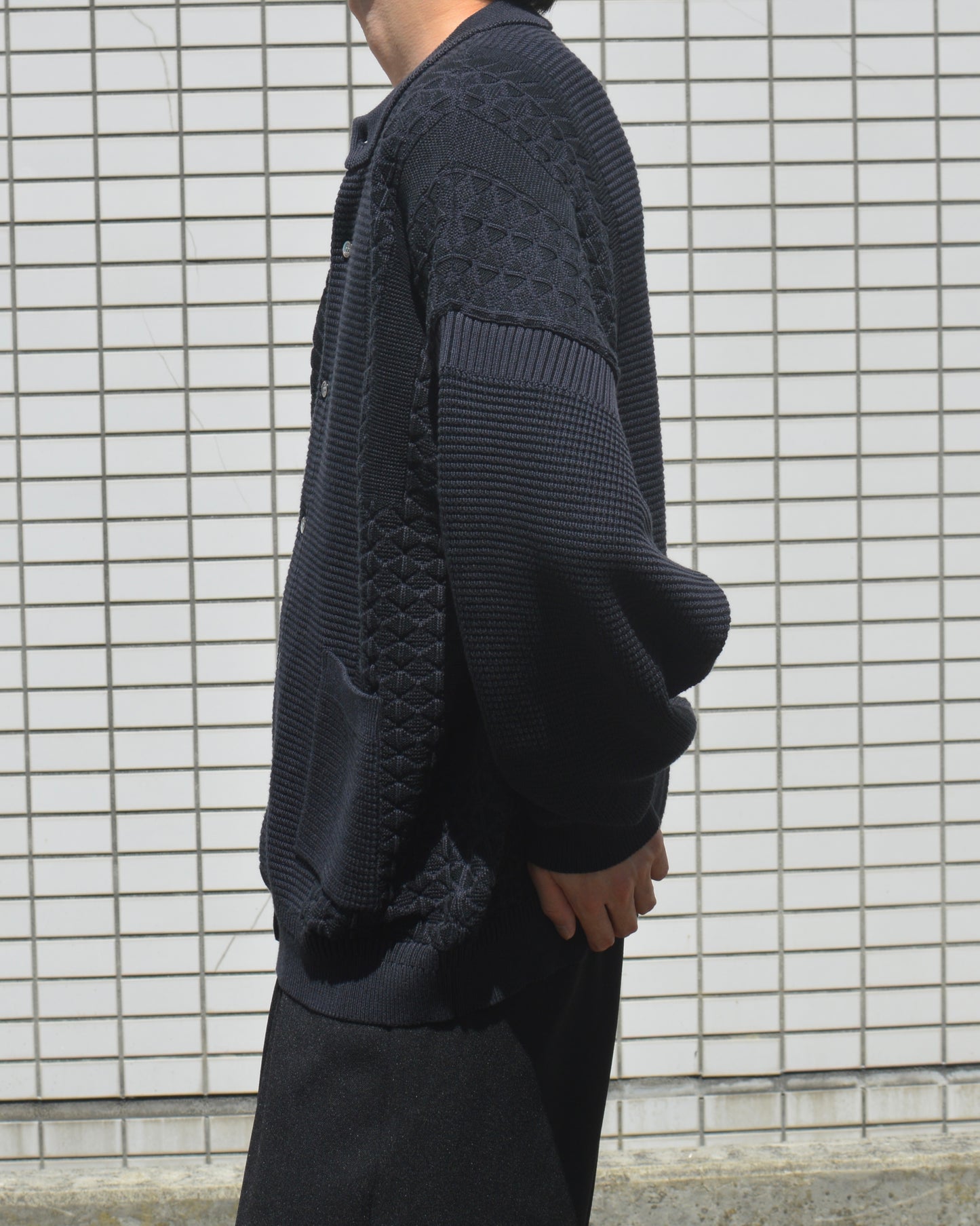 YASHIKI Ginka Cardigan DARK-NAVY