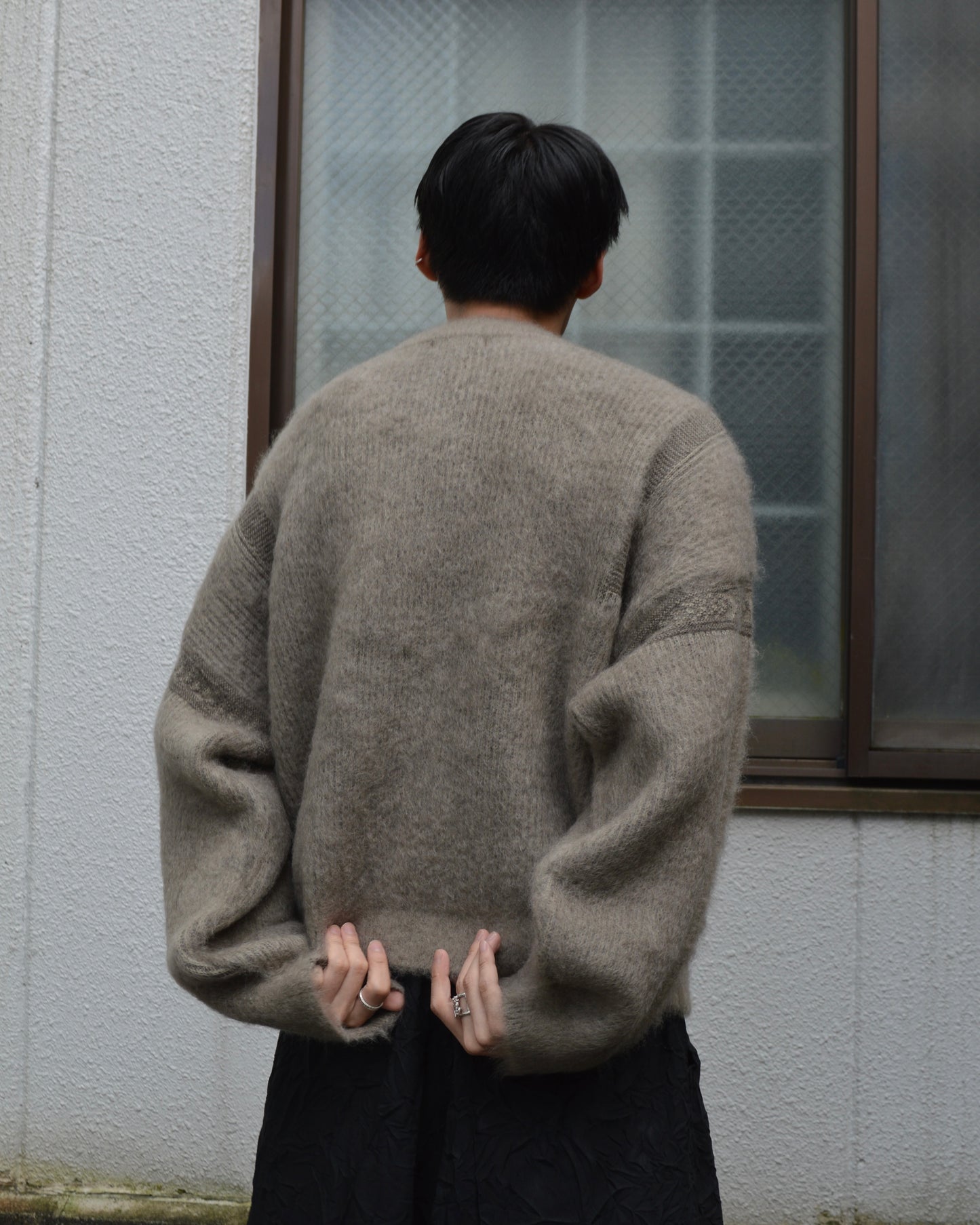 Akane mohair Knit BEIGE