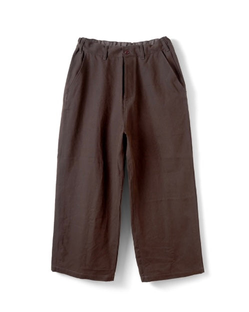 refomed FRESH MAN DUCK WIDE PANTS BROWN