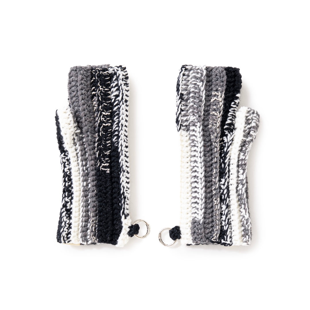 SOL HAND-KNITTED FINGERLESS GLOVES
