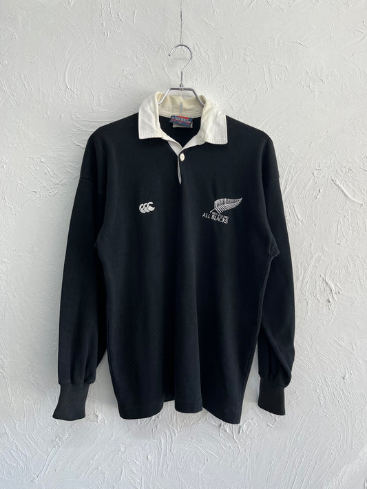 Vintage Canterbury RUGBY ALL BLACKS  POLO