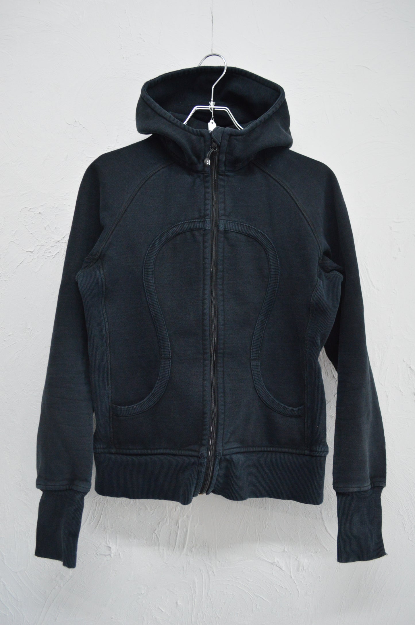 lululemon zip hoodie BLACK