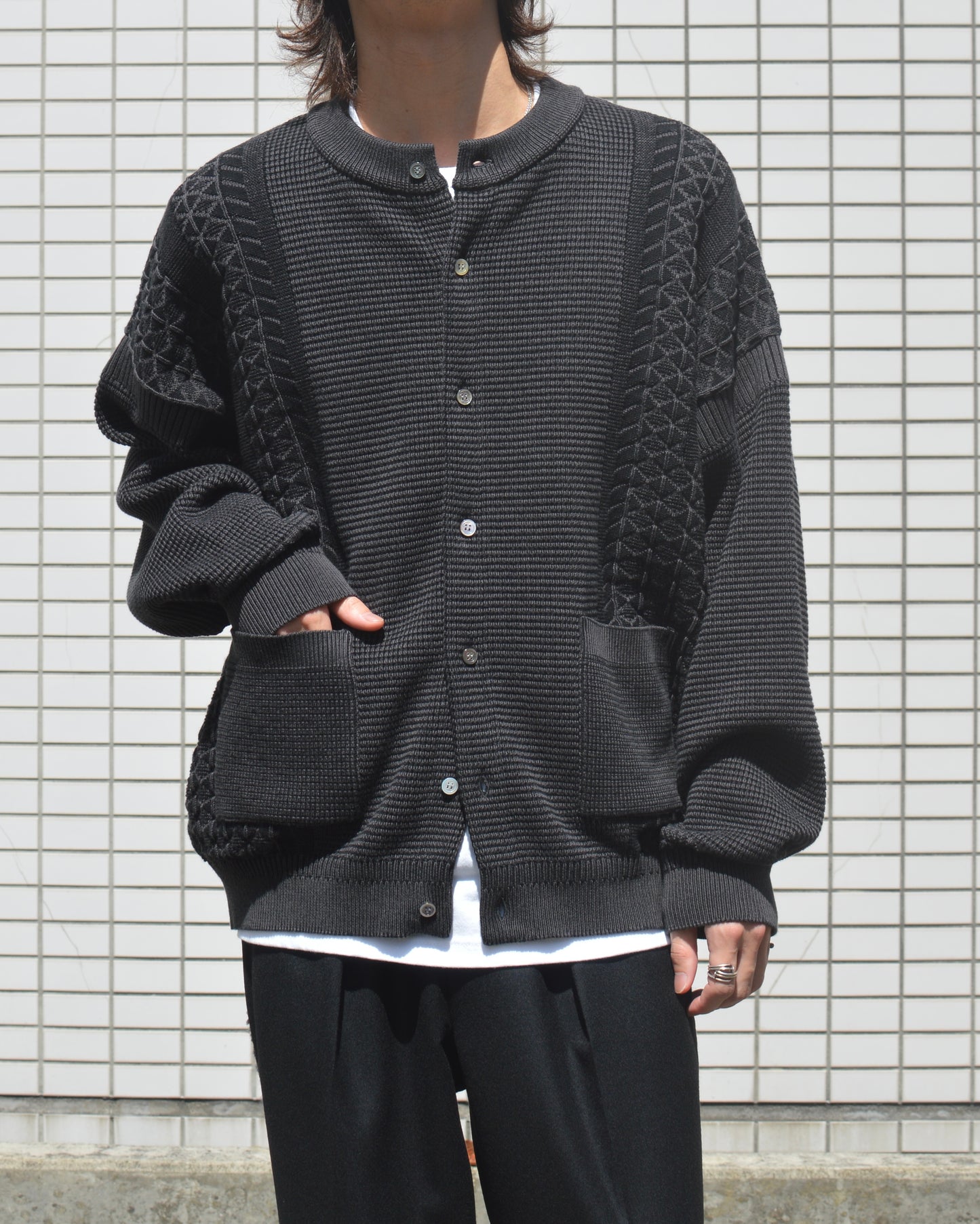 YASHIKI Ginka Cardigan BLACK