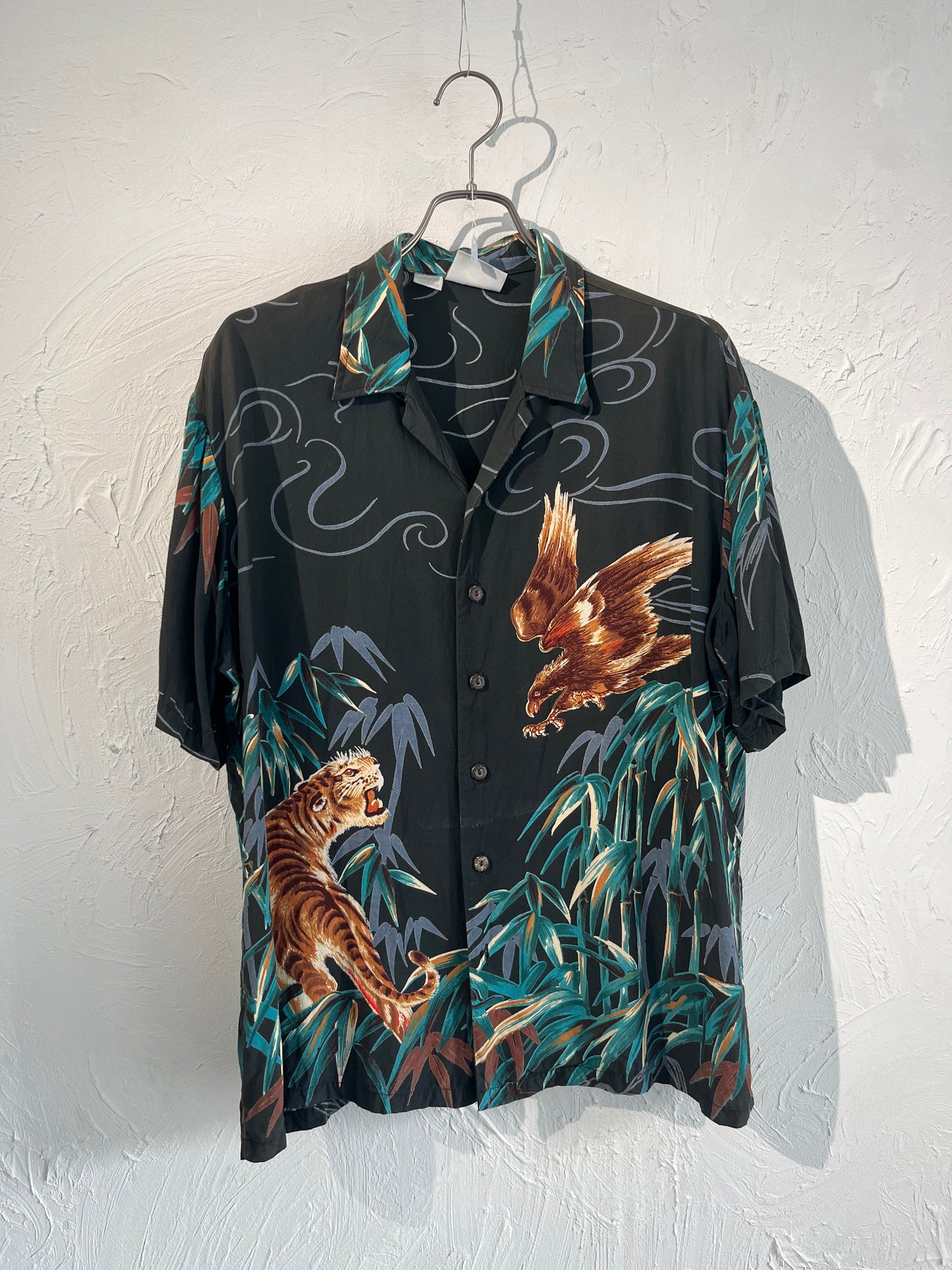 80s kannington rayon aloha shirt