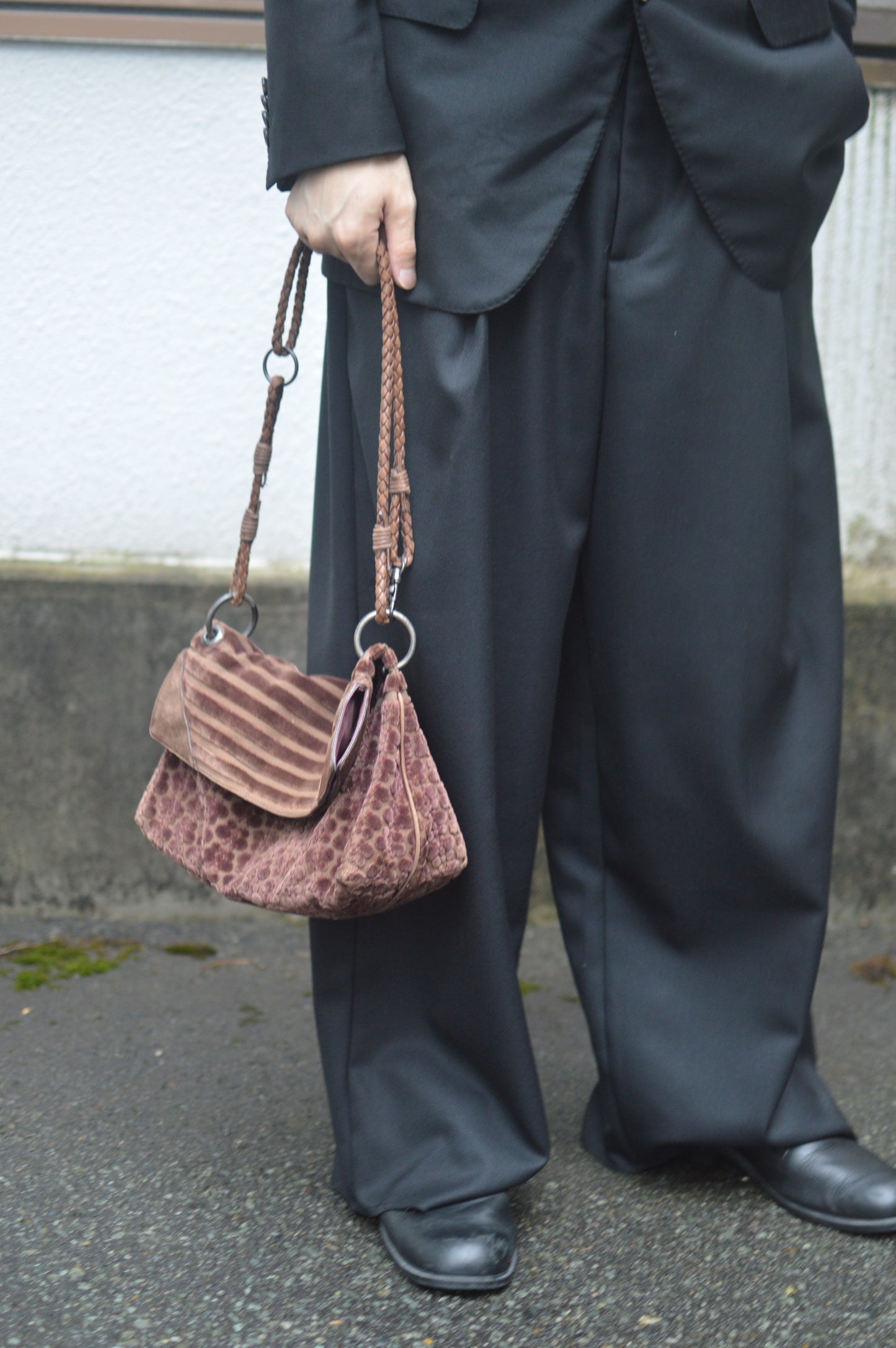 BOTTEGA VENETA butterfly pattern 2way shoulder bag