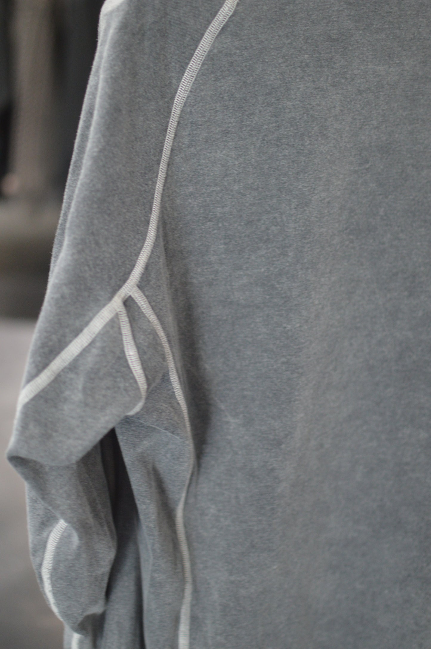 OPPOSE DUALITY Long Sleeve T-Shirts Wash GRAY