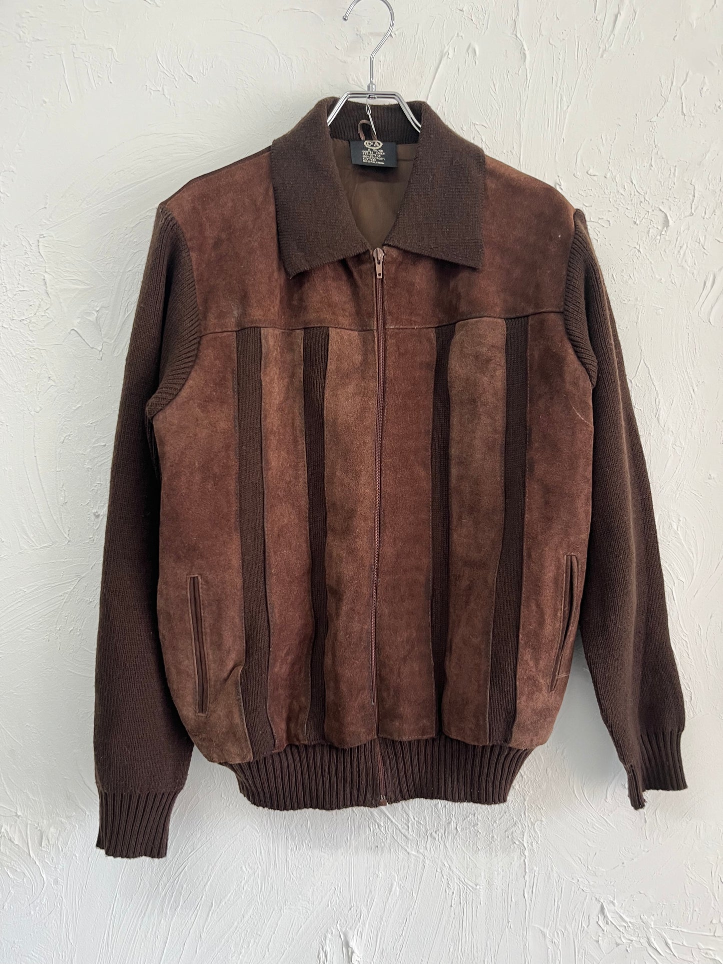 suède swing top blouson