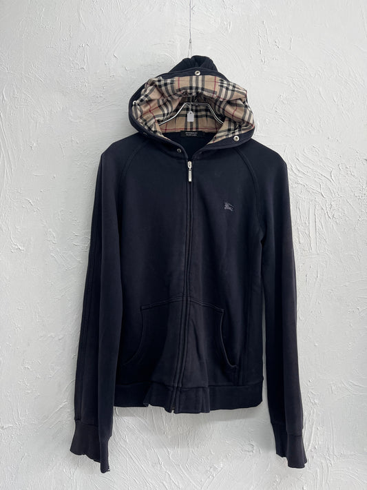 Burberry stats zip up hoodie