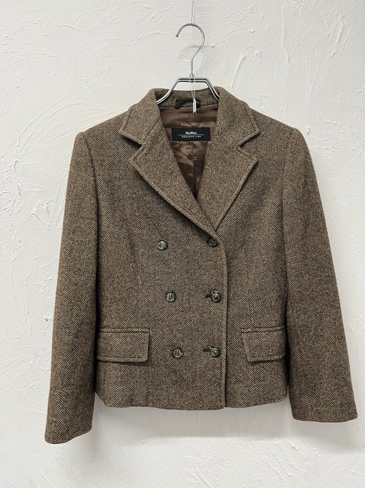 Max Mara tweed double jacket