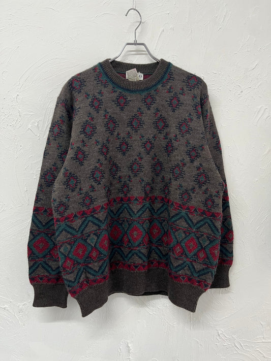 fair isle pattern knit