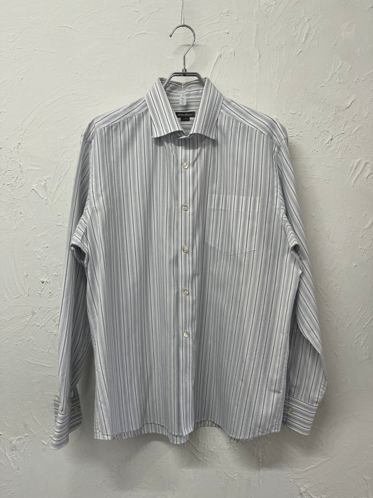 Eddie Bauer mulch stripe shirt