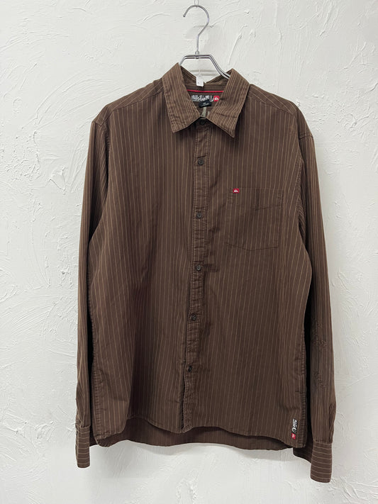 embroidery stripe shirt