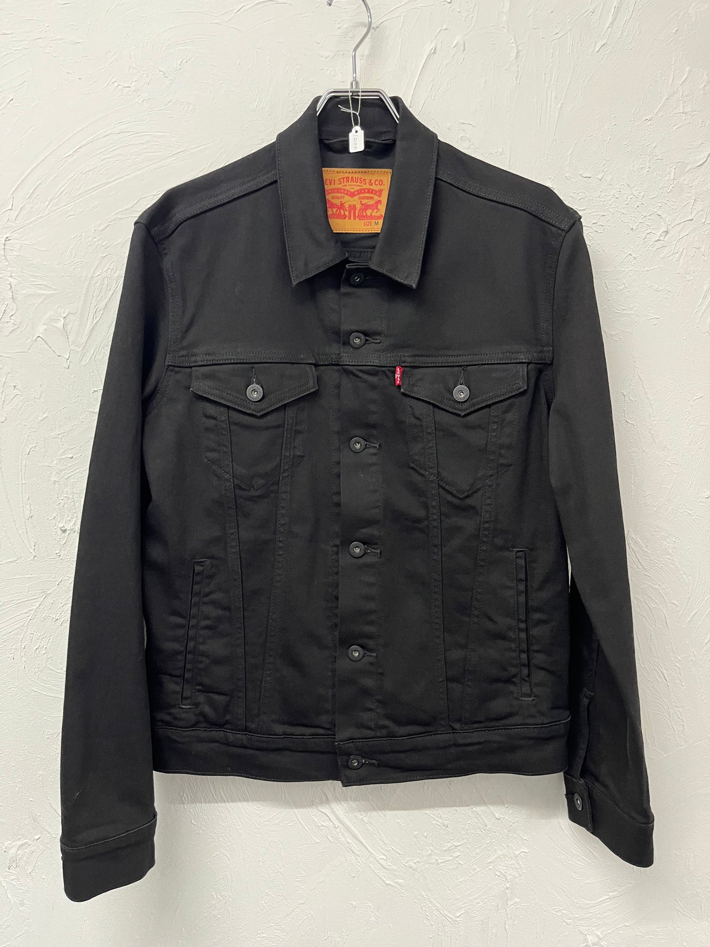 Levis　Black denim jacket