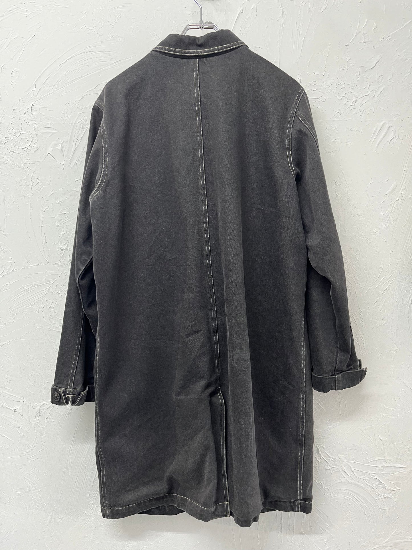 OLD DENIM & CO. BLACK DENIM OVER COAT