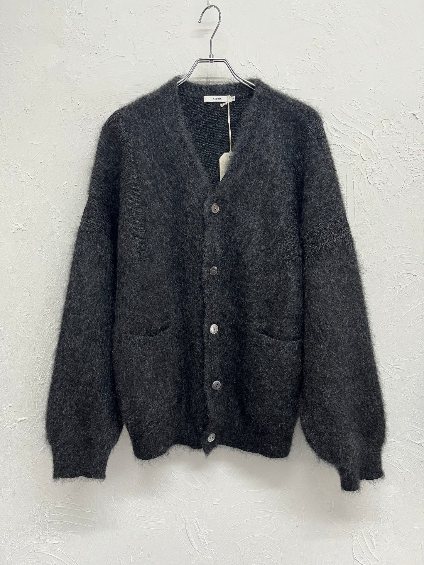 Akane mohair Cardigan BLACK