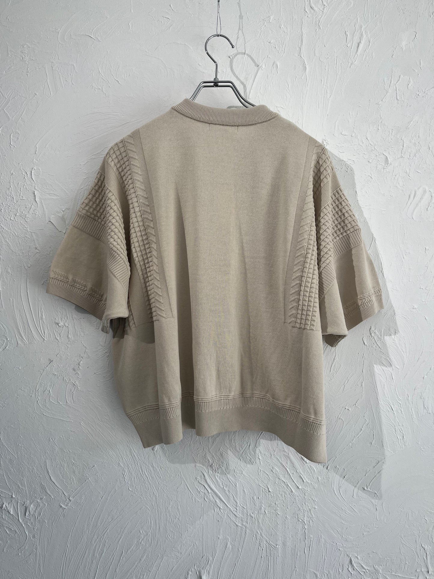 YASHIKI Ogawa Henley Knit