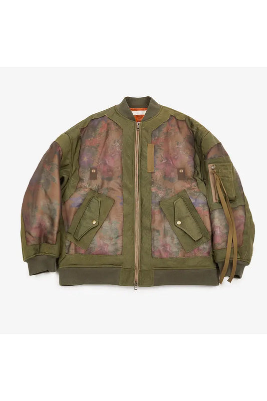 meagratia Floral printed sheer MA-1