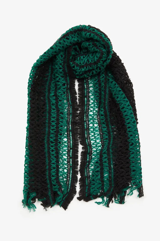 meagratia Knit stole BLACK