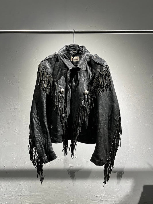 fringe leather jacket