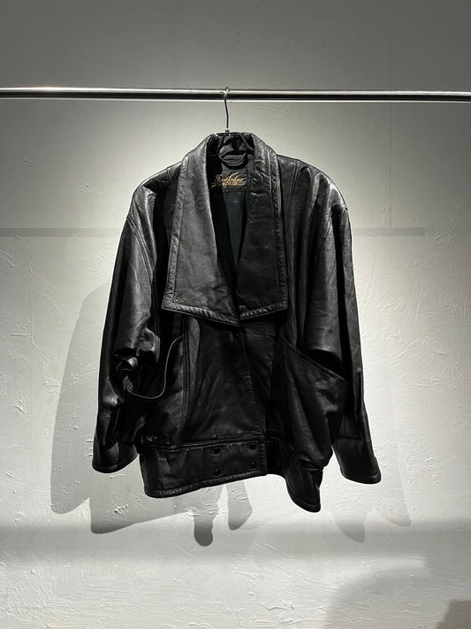 front design double leather jacket