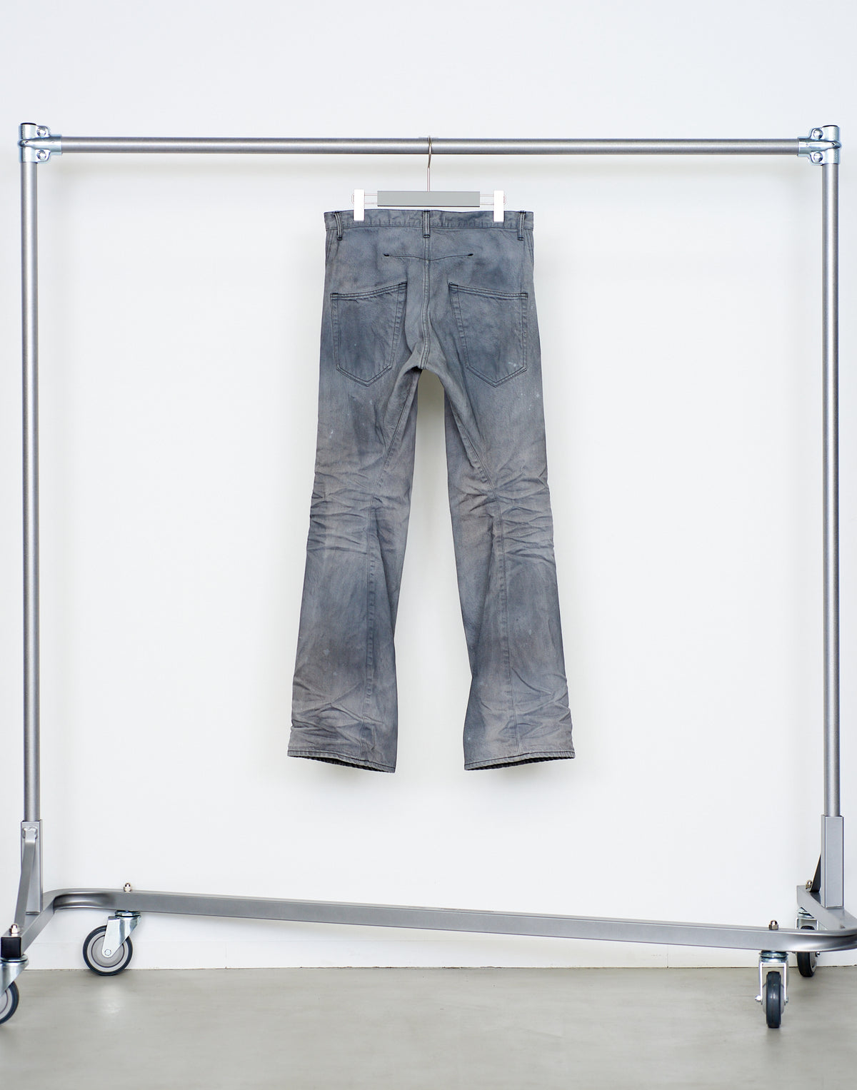 NVRFRGT 3D TWISTED JEANS LIGHT GRAY